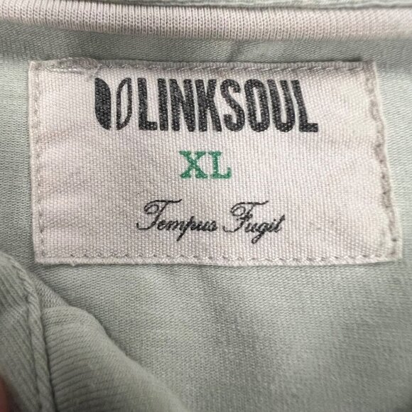 Link Soul Men's Polo Shirt Short Sleeve Mint Green Size XL - Picture 8 of 9